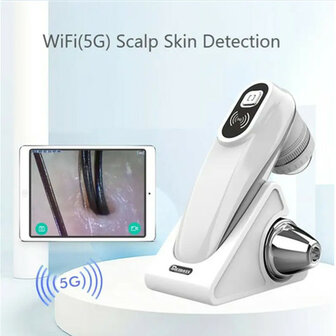 Tragbarer Smart Hair &amp; Scalp Analyzer kabellos - WIFI 5G - wei&szlig;