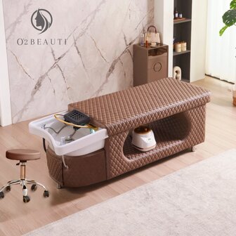 Japanese Head Spa bed TOKYO ShineLux complete - Brown