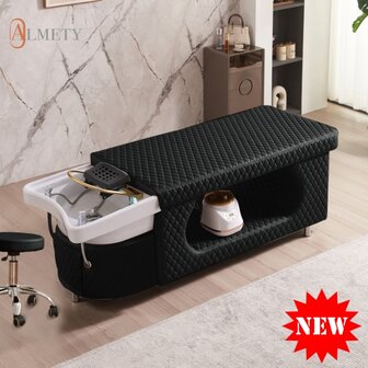 Letto giapponese Head Spa TOKYO ShineLux completo &ndash; Nero