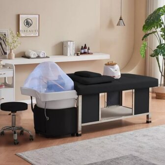 Japanese Head SPA bed OSAKA EliteStar compleet &ndash; Zwart