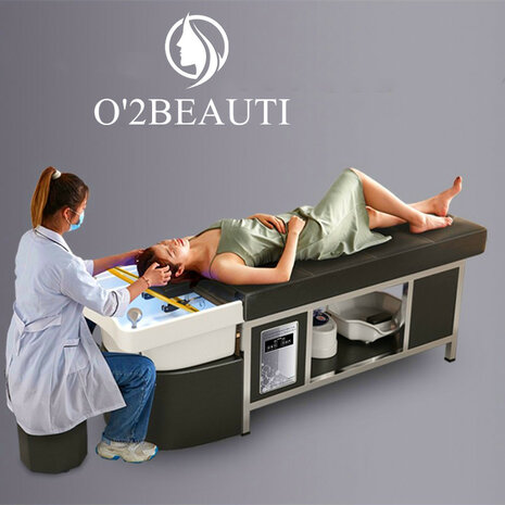 Head spa bed professioneel compleet - zwart