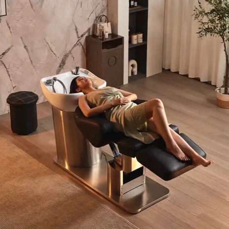 head spa chair excellence elektrisch verstelbaar - Black