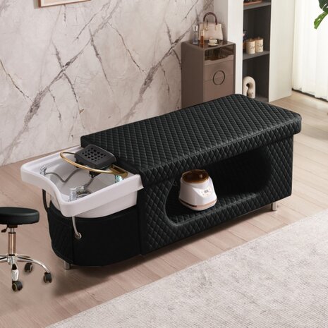 Cama japonesa Head Spa TOKYO ShineLux completa – Negro